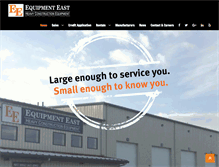 Tablet Screenshot of equipmenteast.com